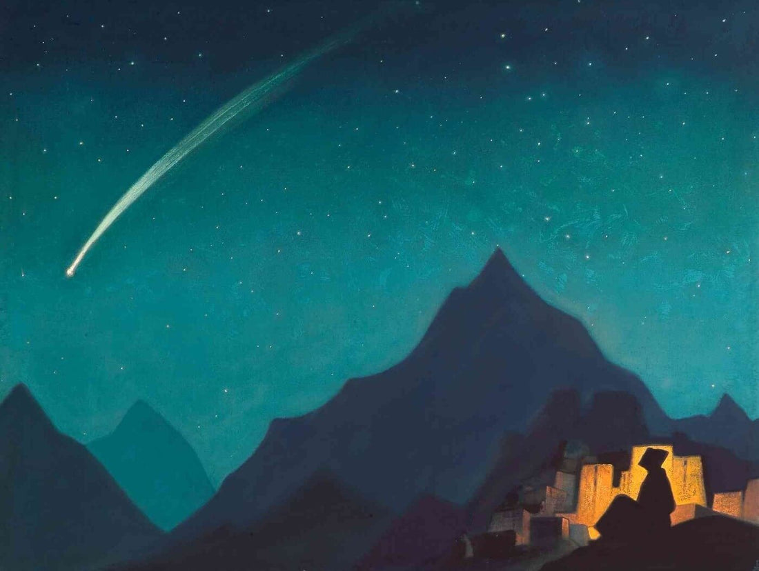 Path to Kailas Painting - Meri Deewar 4 : 3 Horizontal Premium Wall Art Canvas by MeriDeewar