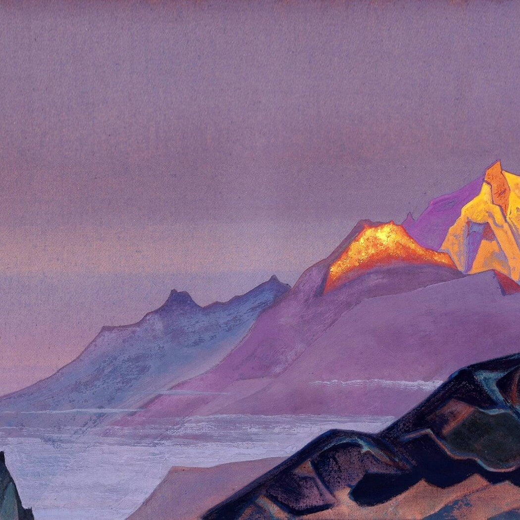Path to shambhala Painting - Meri Deewar 4 : 3 Horizontal Premium Wall Art Canvas by MeriDeewar