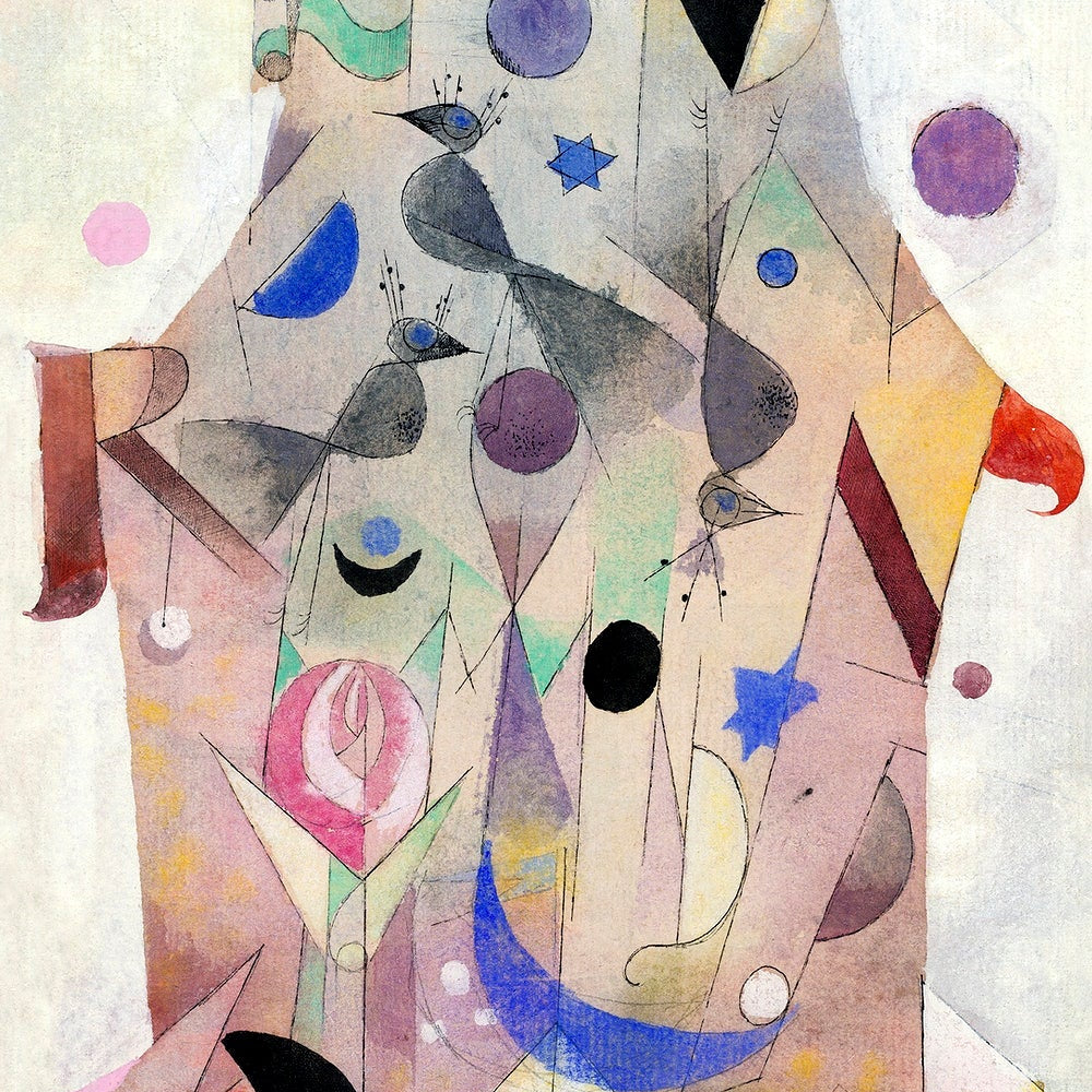 Persische Nachtigallen painting - Meri Deewar 4 :5 Vertical Premium Wall Art Canvas by MeriDeewar