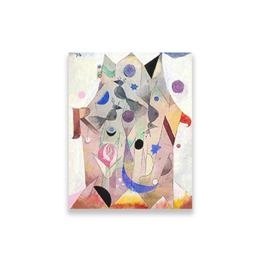 Persische Nachtigallen painting - Meri Deewar 4 :5 Vertical Premium Wall Art Canvas by MeriDeewar