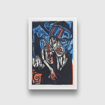 Peter Schlemihl's Wondrous Story Battles the Agonies of Love Painting - MeriDeewar 2 : 3 Vertical Premium Wall Art Canvas by MeriDeewar