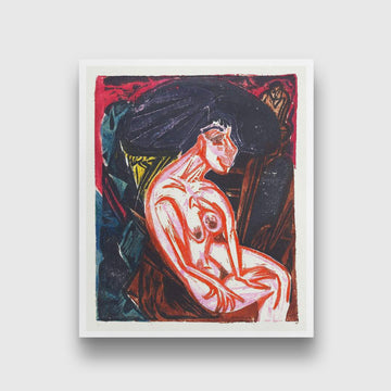 Peter Schlemihl's Wondrous Story The Beloved Painting - MeriDeewar 4 :5 Vertical Premium Wall Art Canvas by MeriDeewar