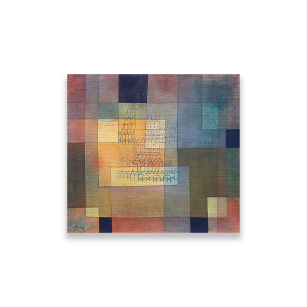 Polyphonic Architecture painting - Meri Deewar 4 :5 Vertical Premium Wall Art Canvas by MeriDeewar