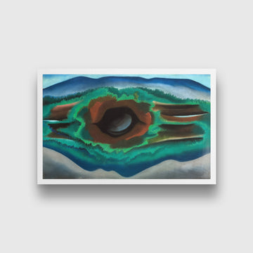 Pool in the woods Painting - Meri Deewar 3 : 2 Horizontal Premium Wall Art Canvas by MeriDeewar