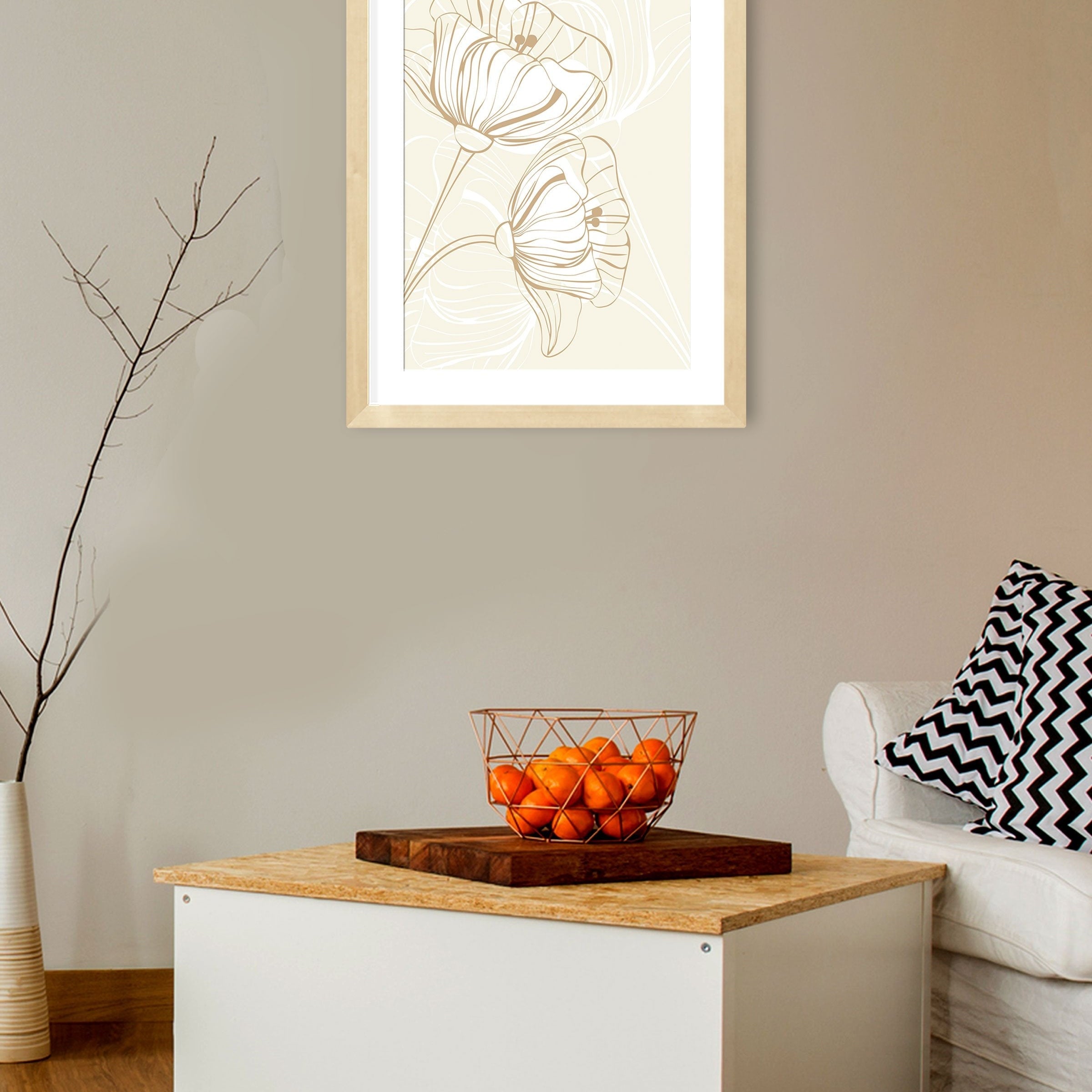 Poppy Flowers Wall Art 2 Painting - Meri Deewar 2 : 3 Vertical Premium Wall Art Canvas by MeriDeewar