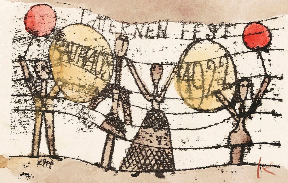 Postcard painting - Meri Deewar 3 : 2 Horizontal Premium Wall Art Canvas by MeriDeewar