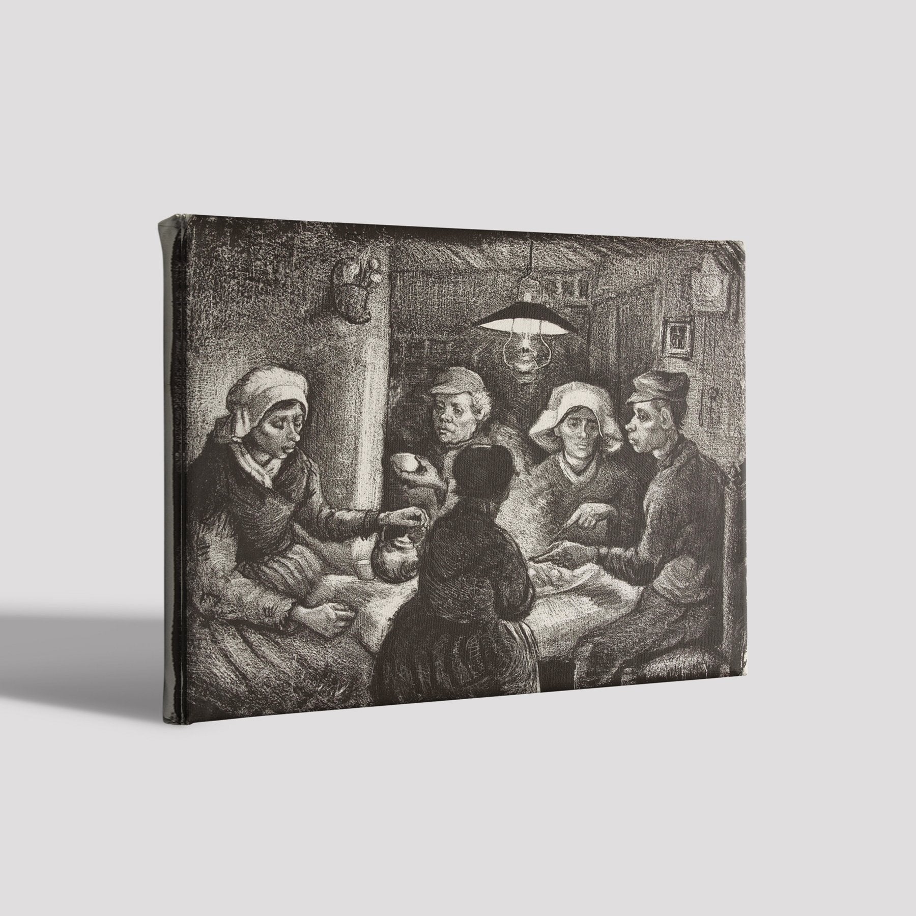 Potato Eaters, By Van Gogh Painting - Meri Deewar 5 : 4 Horizontal Premium Wall Art Canvas by MeriDeewar