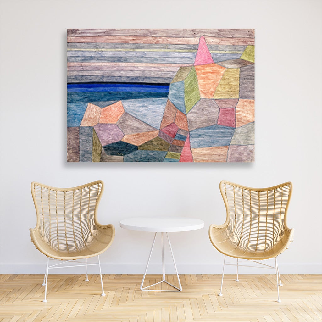 Promontorio Ph painting - Meri Deewar 3 : 2 Horizontal Premium Wall Art Canvas by MeriDeewar