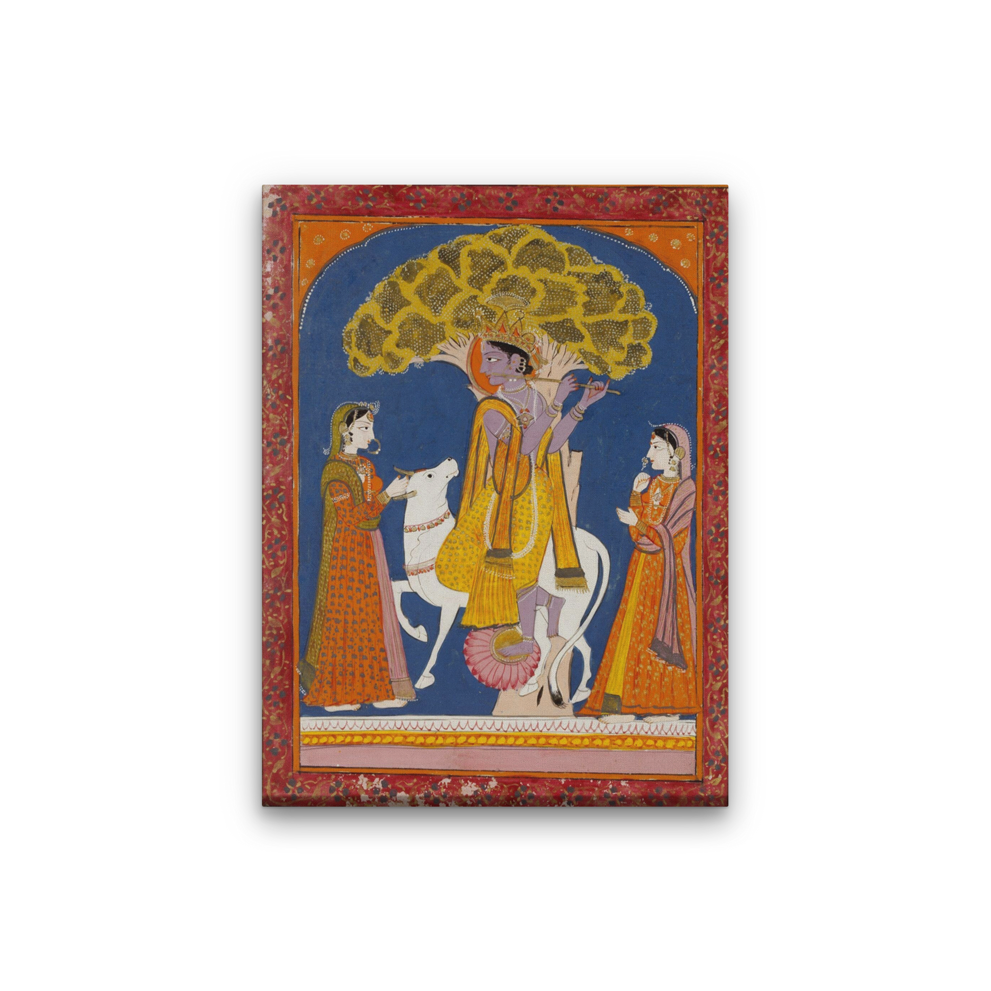 Raga Jait Painting 3 : 4 Vertical Premium Wall Art Canvas by MeriDeewar