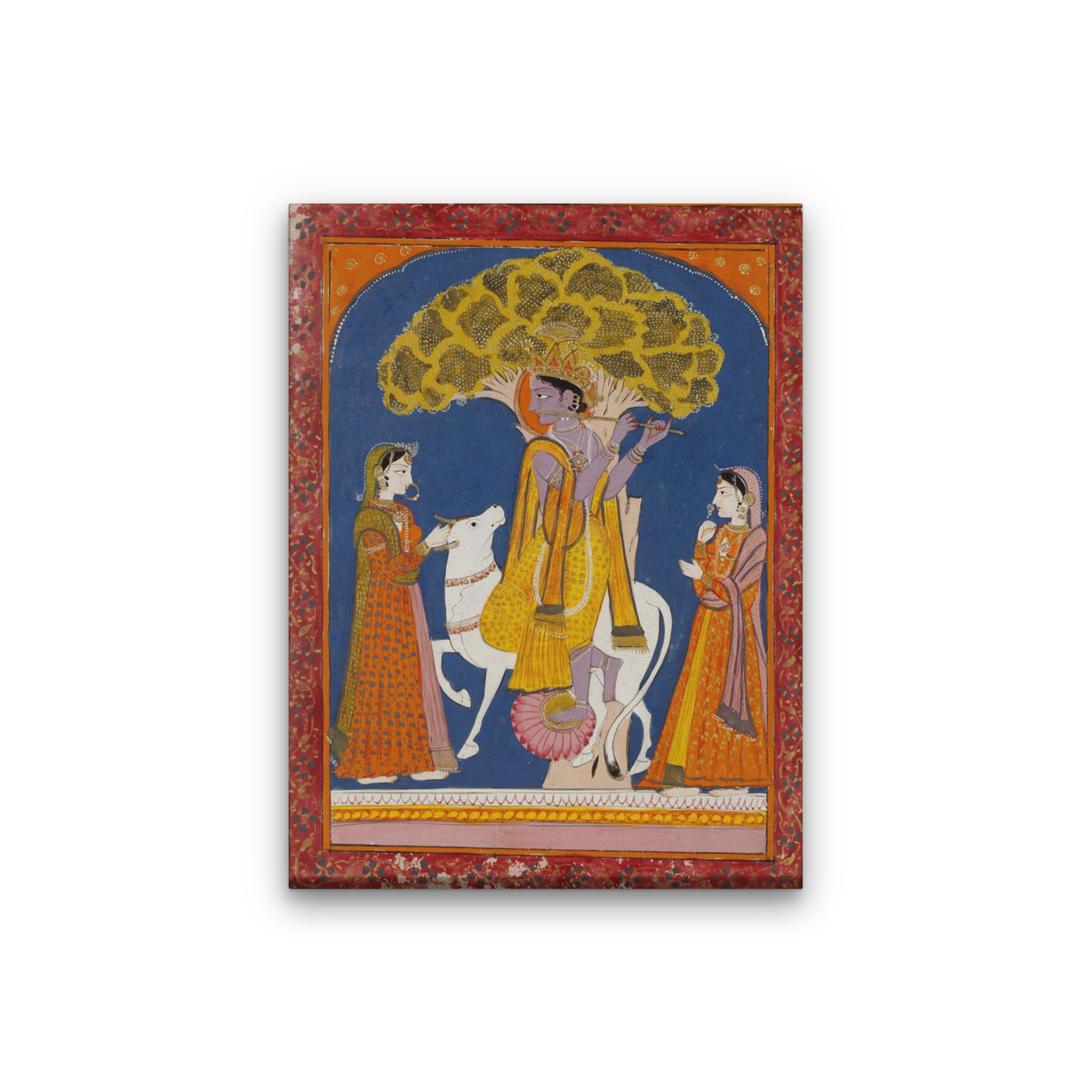 Raga Jait Painting 3 : 4 Vertical Premium Wall Art Canvas by MeriDeewar