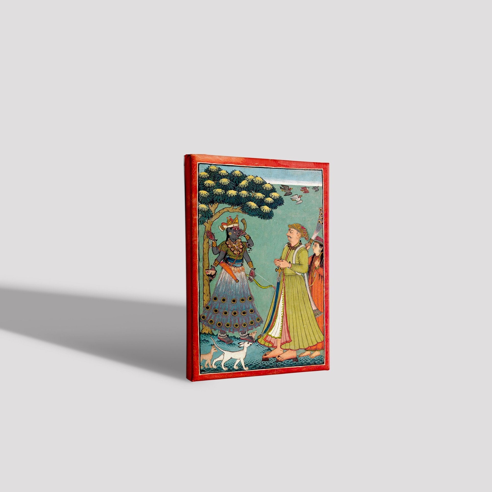 Raja Sidh Sen’s Vision of Savari Durga Painting - Meri Deewar 2 : 3 Vertical Premium Wall Art Canvas by MeriDeewar