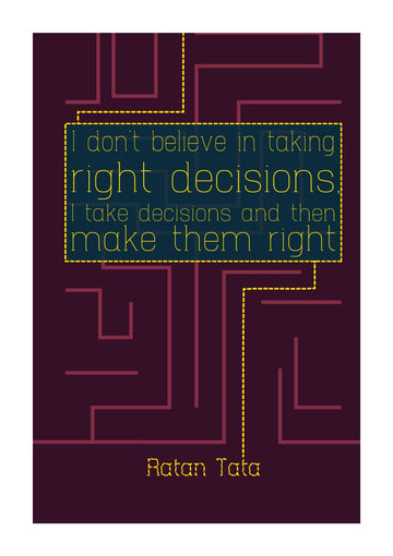 Ratan tata Poster- Meri Deewar Poster A3 / Poster Premium Wall Art Canvas by MeriDeewar