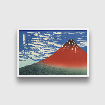 red fuji Painting - Meri Deewar 3 : 2 Horizontal Premium Wall Art Canvas by MeriDeewar