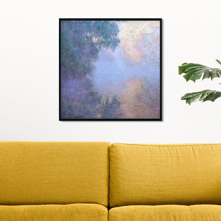 Reflection Painting - Meri Deewar 1 : 1 Square Premium Wall Art Canvas by MeriDeewar