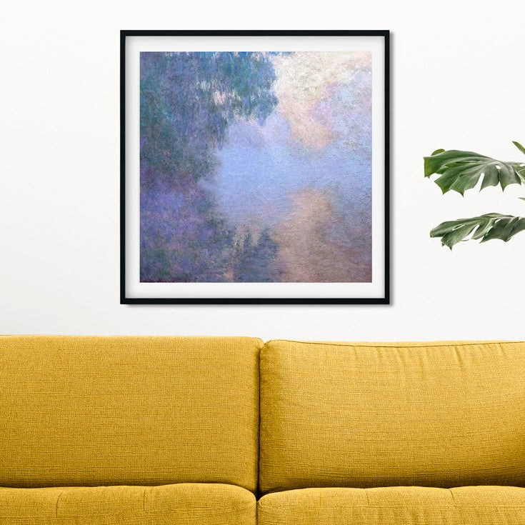 Reflection Painting - Meri Deewar 1 : 1 Square Premium Wall Art Canvas by MeriDeewar