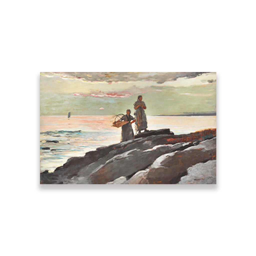 Saco Bay painting - Meri Deewar 3 : 2 Horizontal Premium Wall Art Canvas by MeriDeewar