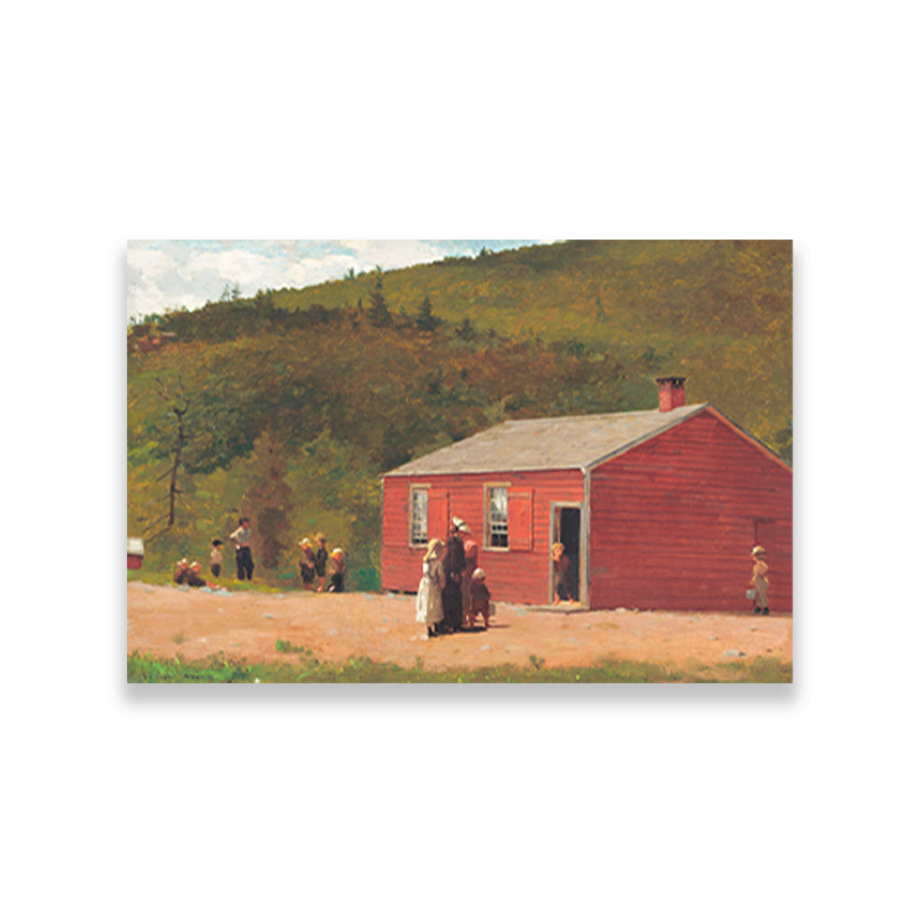 School Time painting - Meri Deewar 3 : 2 Horizontal Premium Wall Art Canvas by MeriDeewar