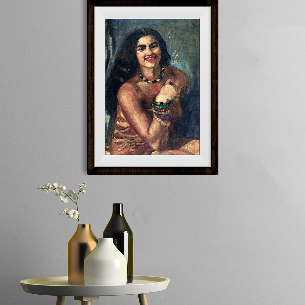 Self-Portrait 1930 Painting - Meri Deewar 2 : 3 Vertical Premium Wall Art Canvas by MeriDeewar
