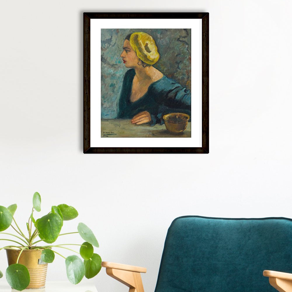 Self Portrait 1931 Painting - Meri Deewar 4 :5 Vertical Premium Wall Art Canvas by MeriDeewar