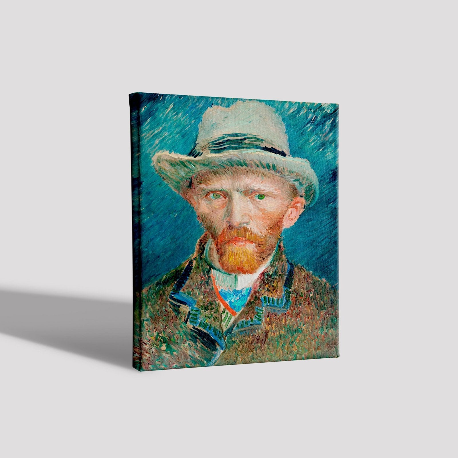 Self-Portrait By Van Gogh Painting - Meri Deewar 5 : 6 Vertical Premium Wall Art Canvas by MeriDeewar
