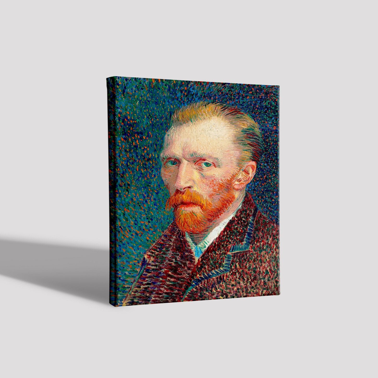 Self-Portrait Painting By Van Gogh Painting - Meri Deewar 4 :5 Vertical Premium Wall Art Canvas by MeriDeewar