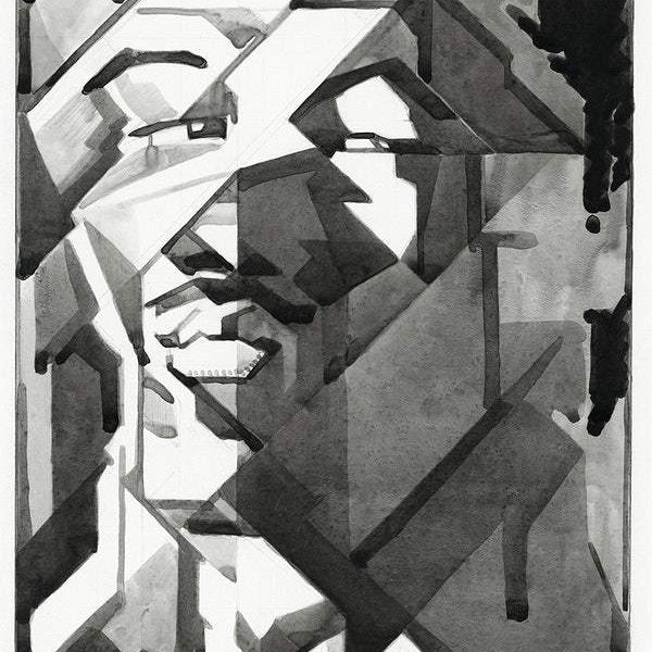 Self-portrait Reijer Stolk Painting - Meri Deewar 2 : 3 Vertical Premium Wall Art Canvas by MeriDeewar