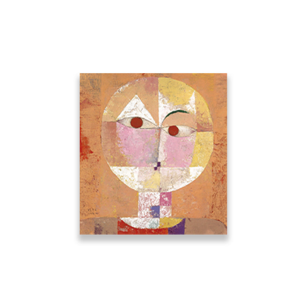 Senecio painting - Meri Deewar 1 : 1 Square Premium Wall Art Canvas by MeriDeewar