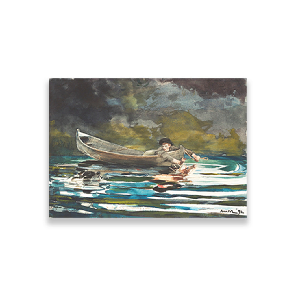 Sketch for Hound and Hunter painting - Meri Deewar 3 : 2 Horizontal Premium Wall Art Canvas by MeriDeewar