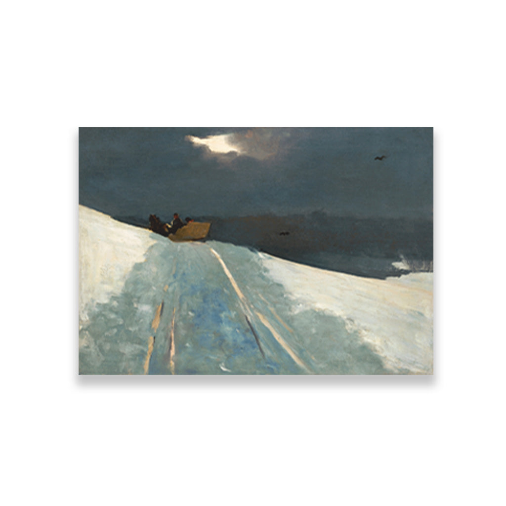 Sleigh Ride painting - Meri Deewar 3 : 2 Horizontal Premium Wall Art Canvas by MeriDeewar