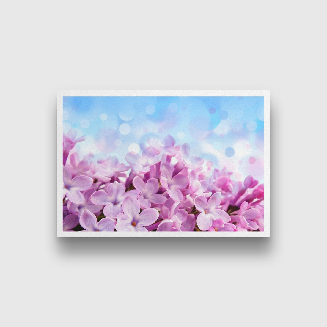 Small Pink Flowers Painting - Meri Deewar 3 : 2 Horizontal Premium Wall Art Canvas by MeriDeewar