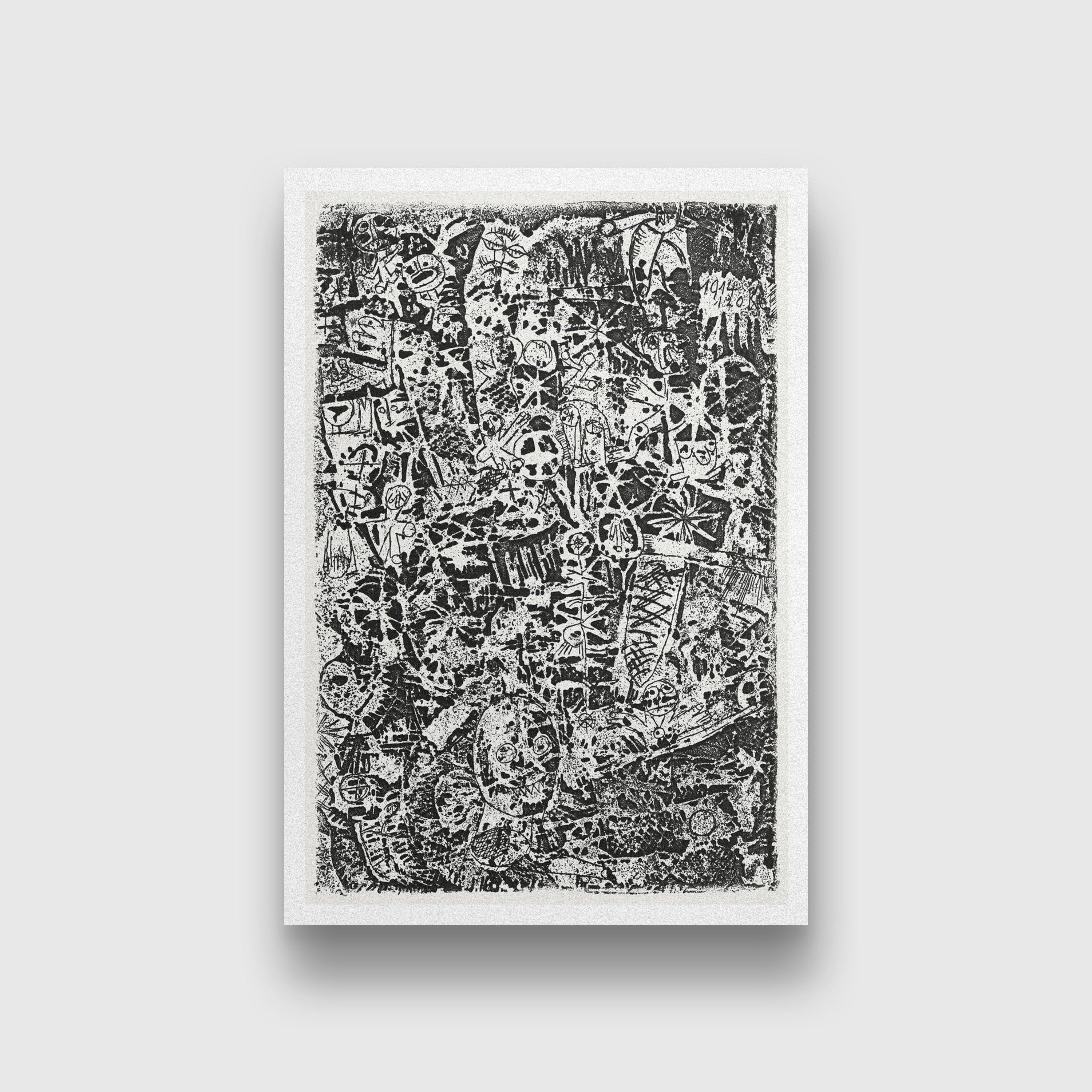 Small World painting - Meri Deewar 2 : 3 Vertical Premium Wall Art Canvas by MeriDeewar