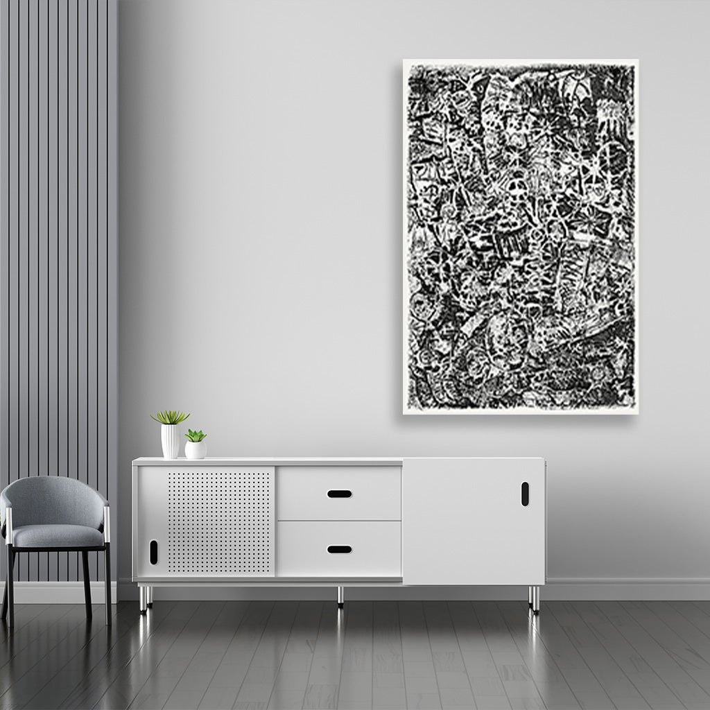 Small World painting - Meri Deewar 2 : 3 Vertical Premium Wall Art Canvas by MeriDeewar