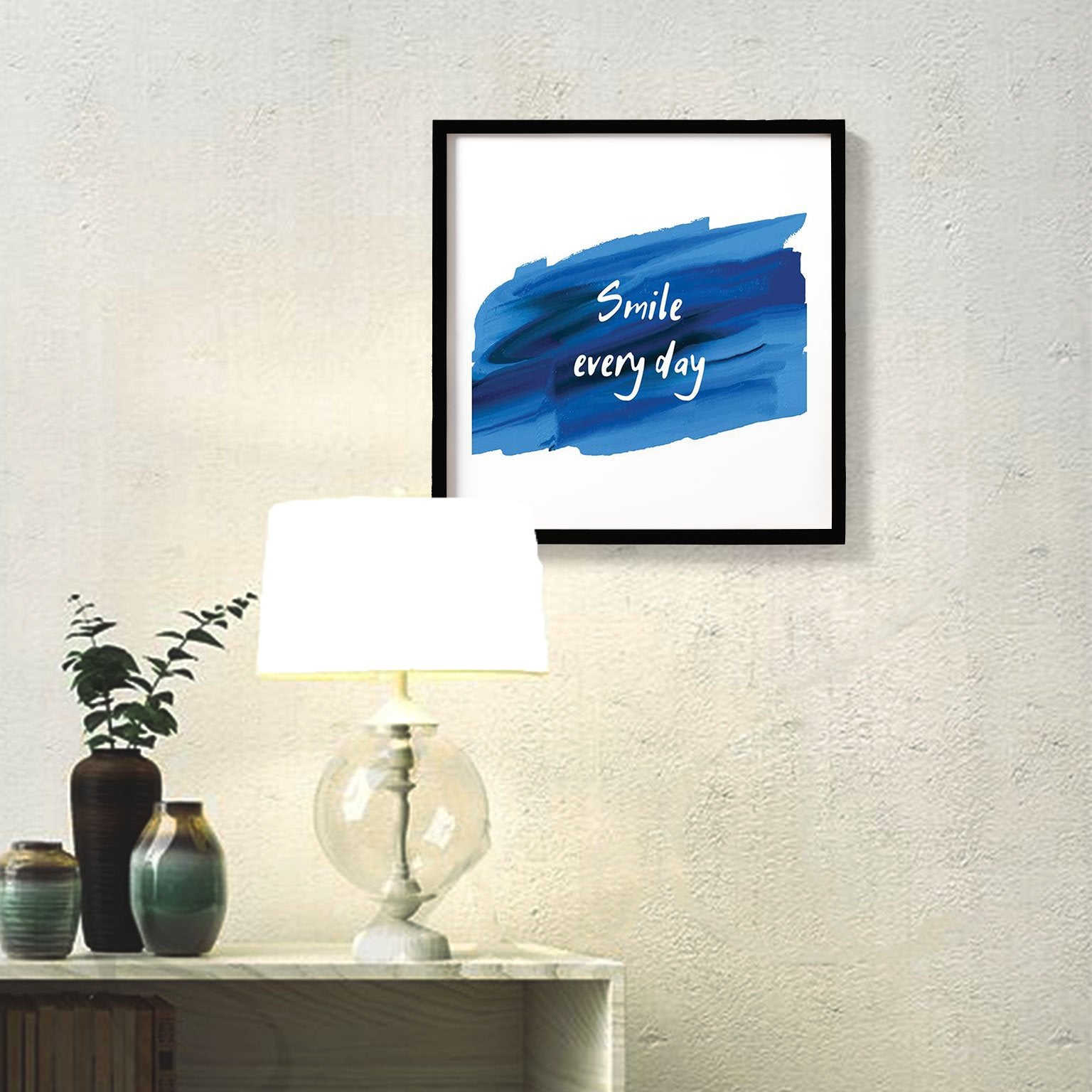 Smile everyday Poster- Meri Deewar Poster A3 / Poster Premium Wall Art Canvas by MeriDeewar