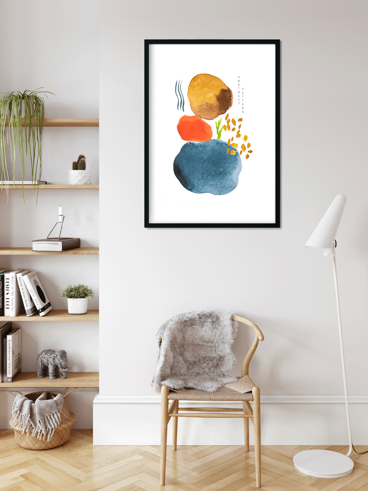 Smoke of Love - Painting 3 : 4.2 Vertical Premium Wall Art Canvas by MeriDeewar