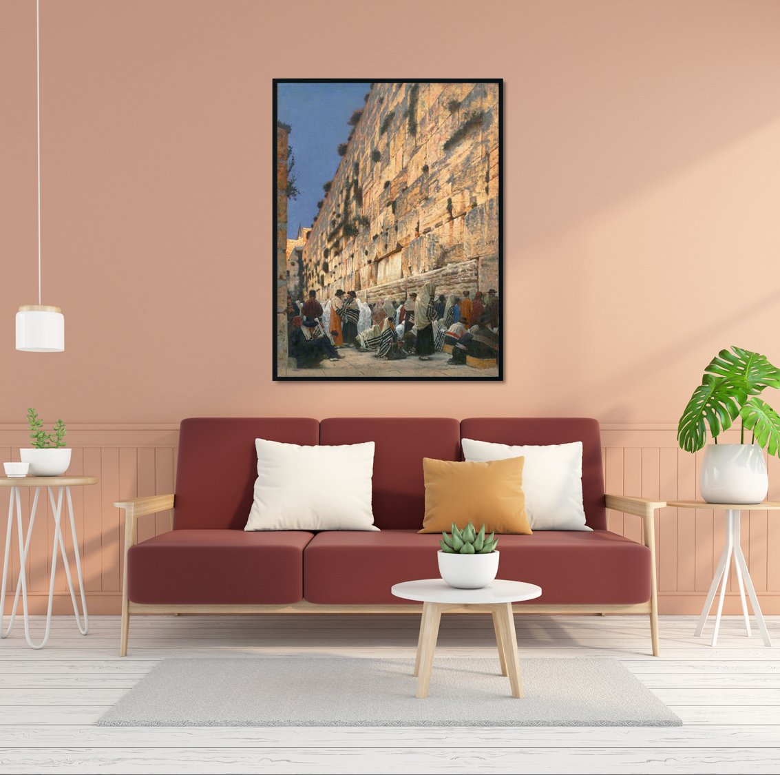 Solomon's wall Painting - Meri Deewar 3 : 4 Vertical Premium Wall Art Canvas by MeriDeewar