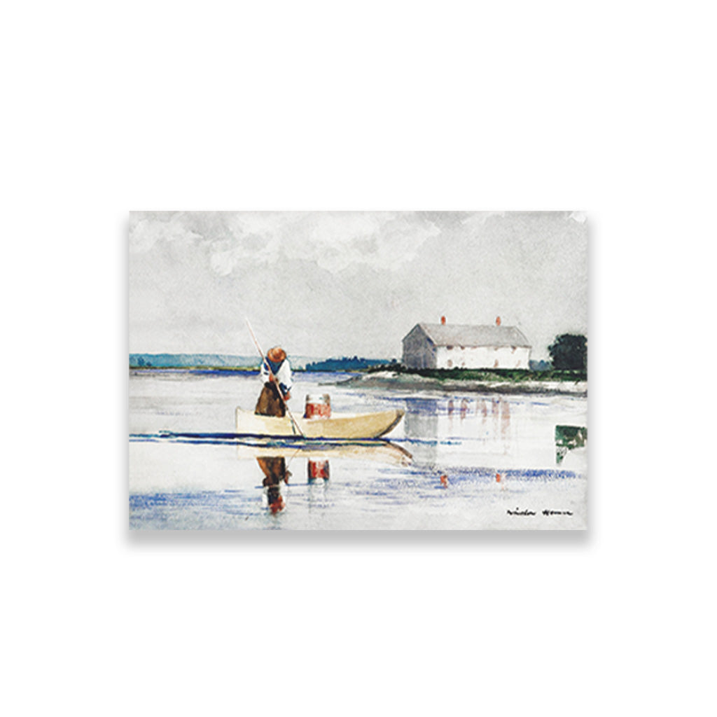 Spearing Eels painting - Meri Deewar 3 : 2 Horizontal Premium Wall Art Canvas by MeriDeewar