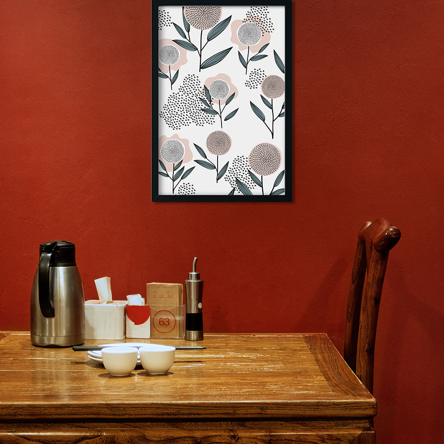 Spring Flowers Painting 2 : 3 Vertical Premium Wall Art Canvas by MeriDeewar