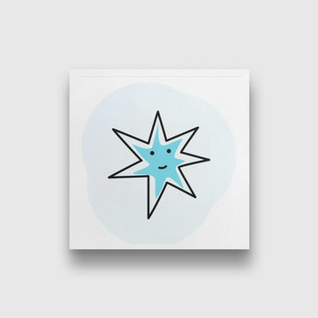 Star Painting - Meri Deewar 1 : 1 Square Premium Wall Art Canvas by MeriDeewar