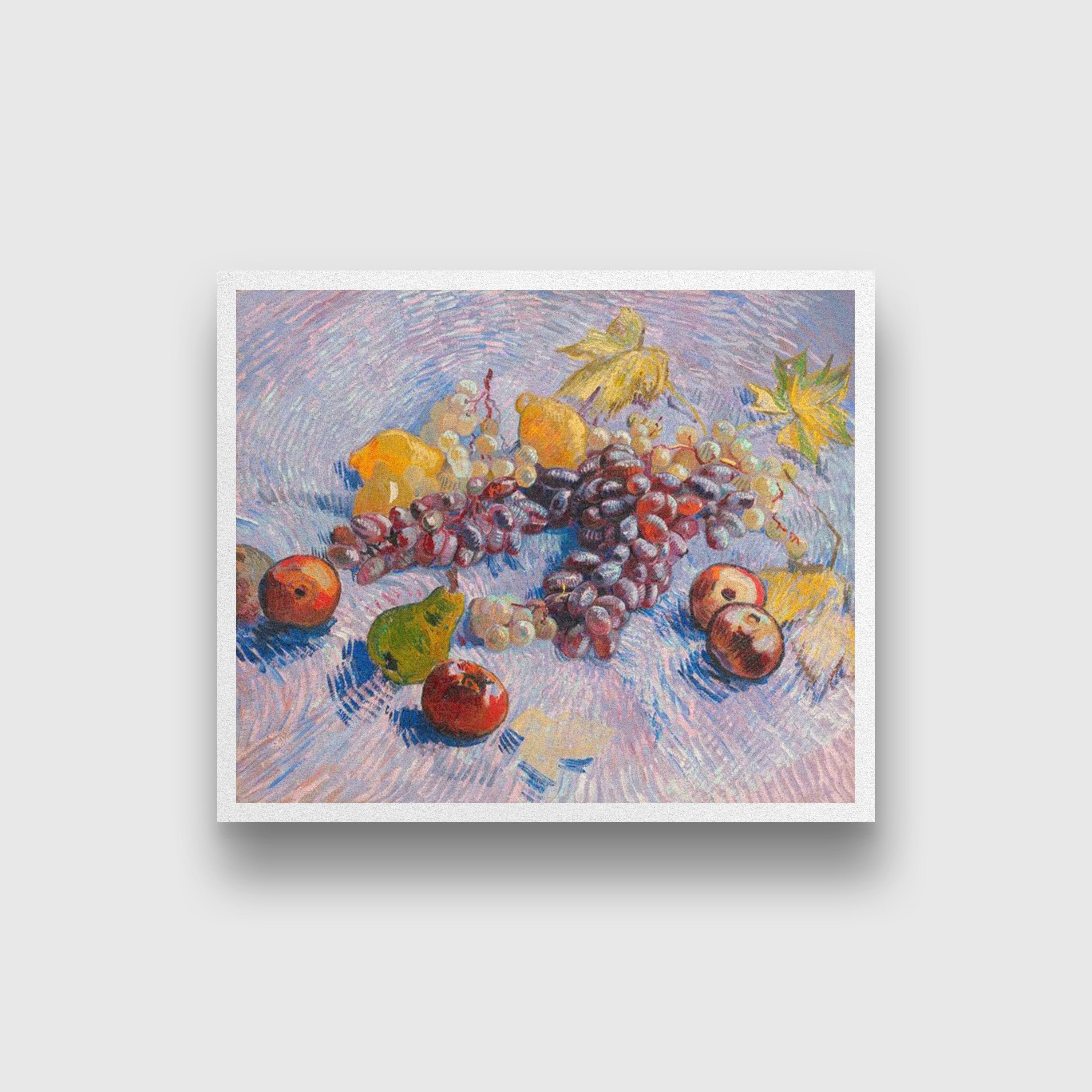 Still Life By Van Gogh Painting - Meri Deewar 5 : 4 Horizontal Premium Wall Art Canvas by MeriDeewar