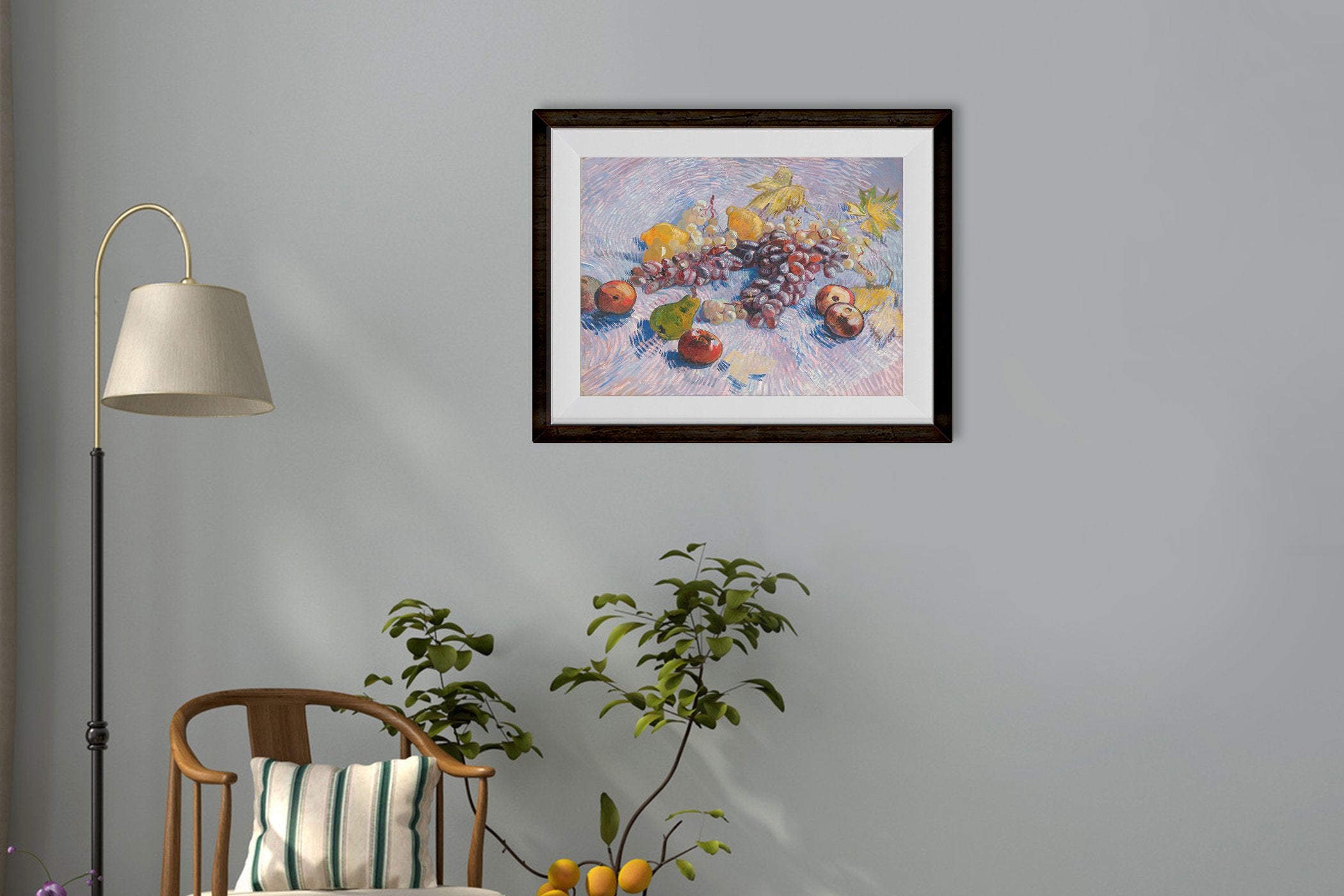 Still Life By Van Gogh Painting - Meri Deewar 5 : 4 Horizontal Premium Wall Art Canvas by MeriDeewar