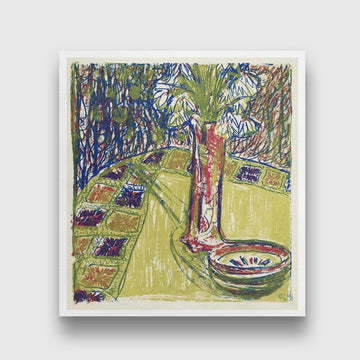 Still Life Painting - MeriDeewar 1 : 1 Square Premium Wall Art Canvas by MeriDeewar