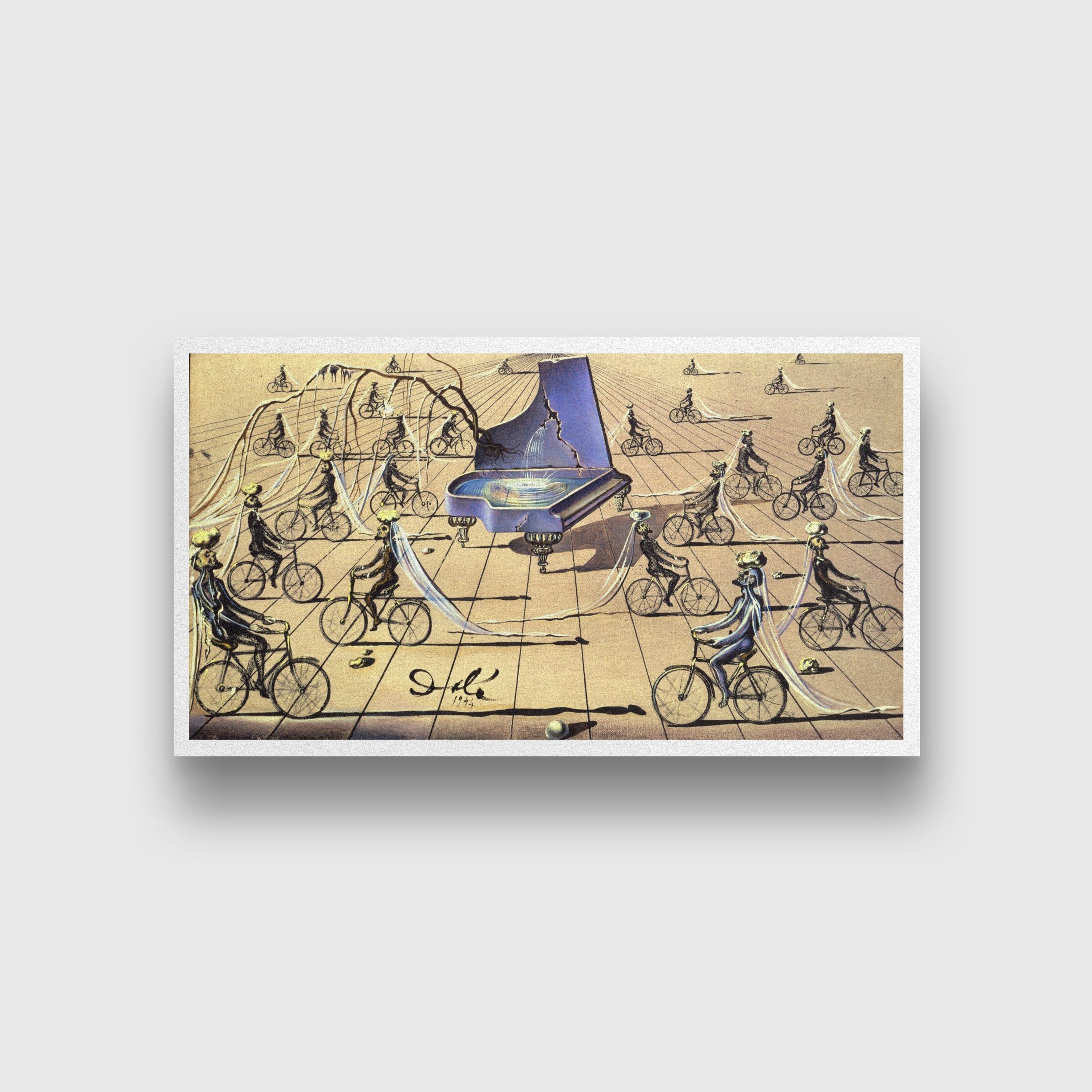 Study For Sentimental Colloquy Painting - Meri Deewar 3 : 2 Horizontal Premium Wall Art Canvas by MeriDeewar