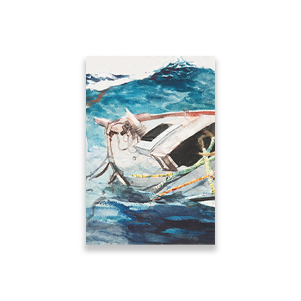 Study for The Gulf Stream painting - Meri Deewar 2 : 3 Vertical Premium Wall Art Canvas by MeriDeewar