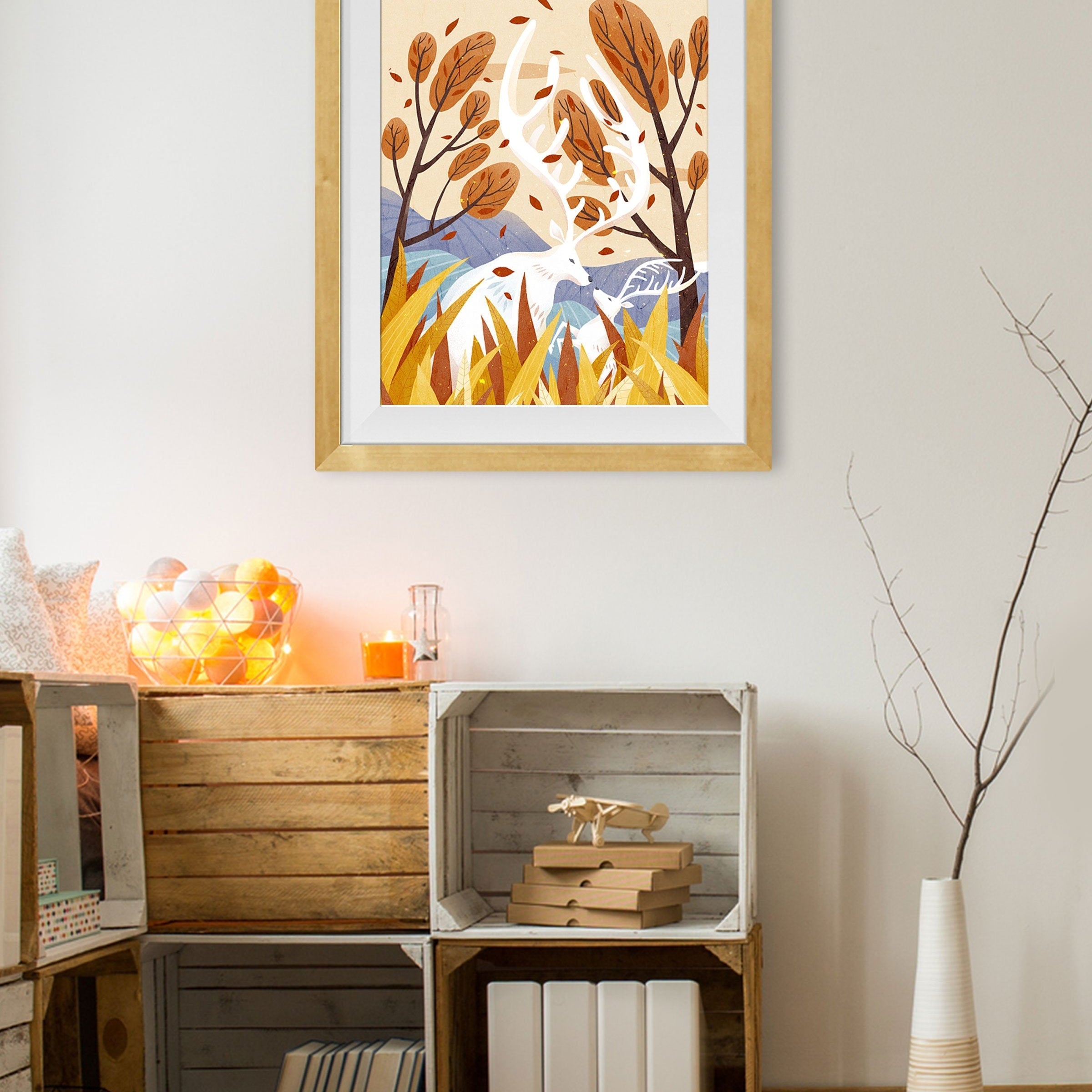 Summer Artwork Painting - Meri Deewar 2 : 3 Vertical Premium Wall Art Canvas by MeriDeewar