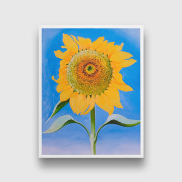 Sunflower Painting - Meri Deewar 3 : 4 Vertical Premium Wall Art Canvas by MeriDeewar