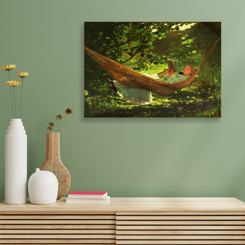 Sunlight and Shadow painting -Meri Deewar 3 : 2 Horizontal Premium Wall Art Canvas by MeriDeewar