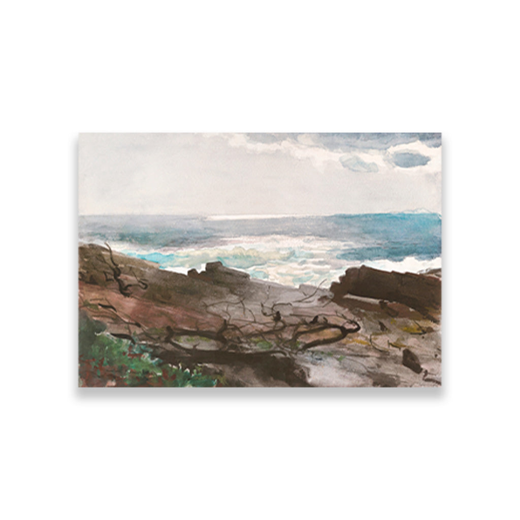 Sunshine and Shadow, Prout’s Neck painting - Meri Deewar 3 : 2 Horizontal Premium Wall Art Canvas by MeriDeewar