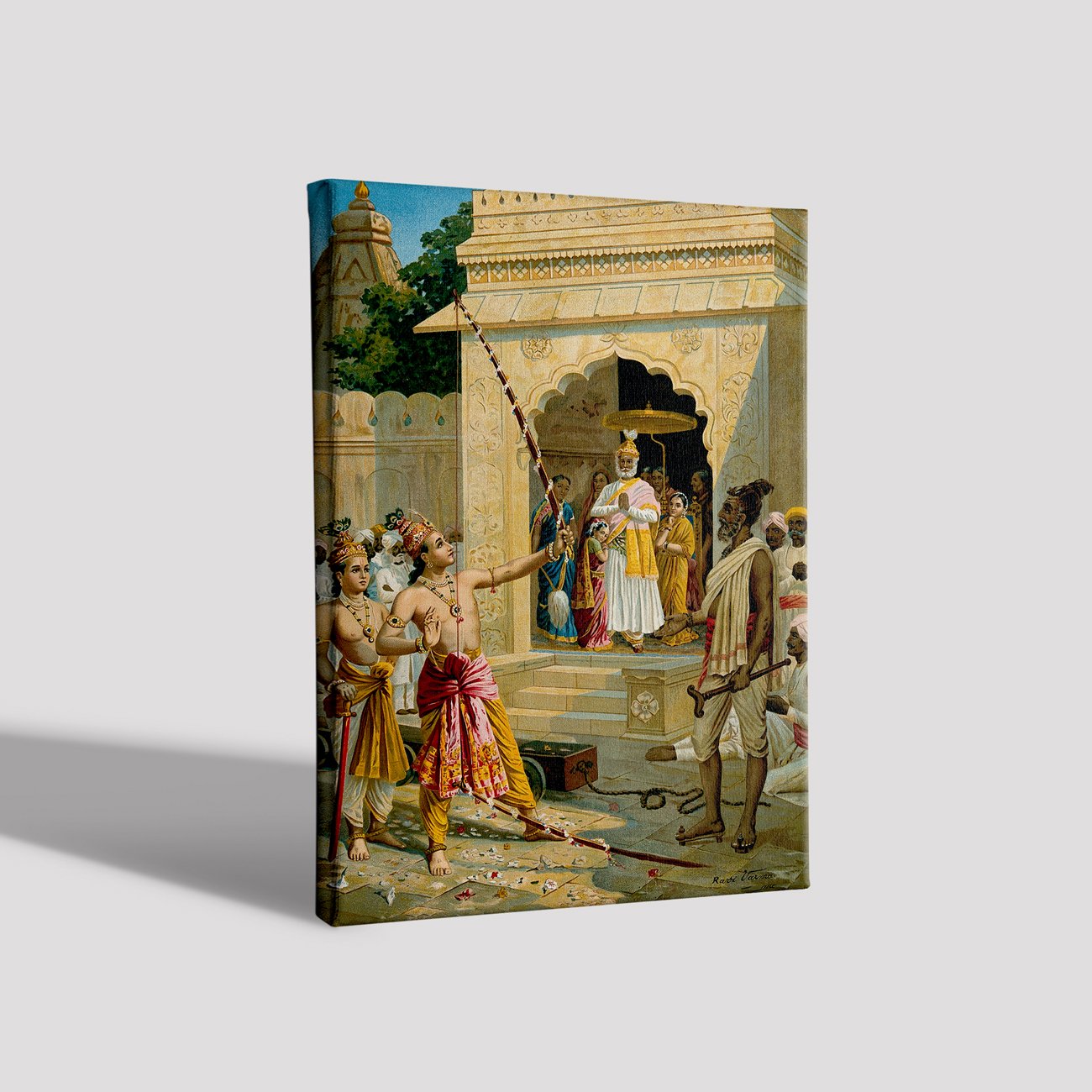 Svayamvara Painting - Meri Deewar 2 : 3 Vertical Premium Wall Art Canvas by MeriDeewar