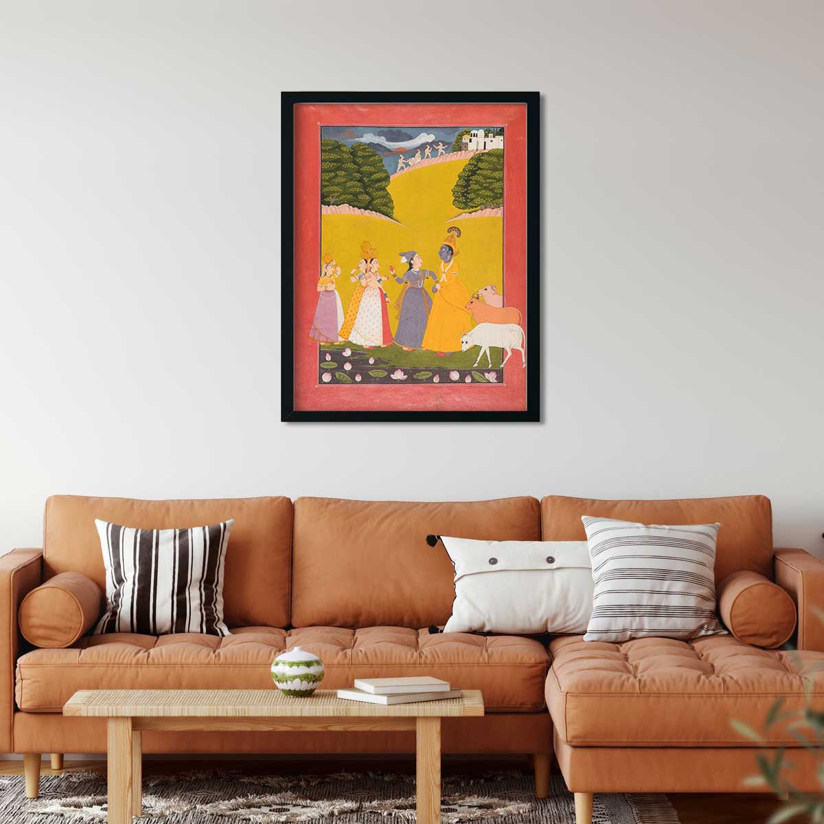 Taking of the Toll, Dana-Lila Painting 3 : 4 Vertical Premium Wall Art Canvas by MeriDeewar