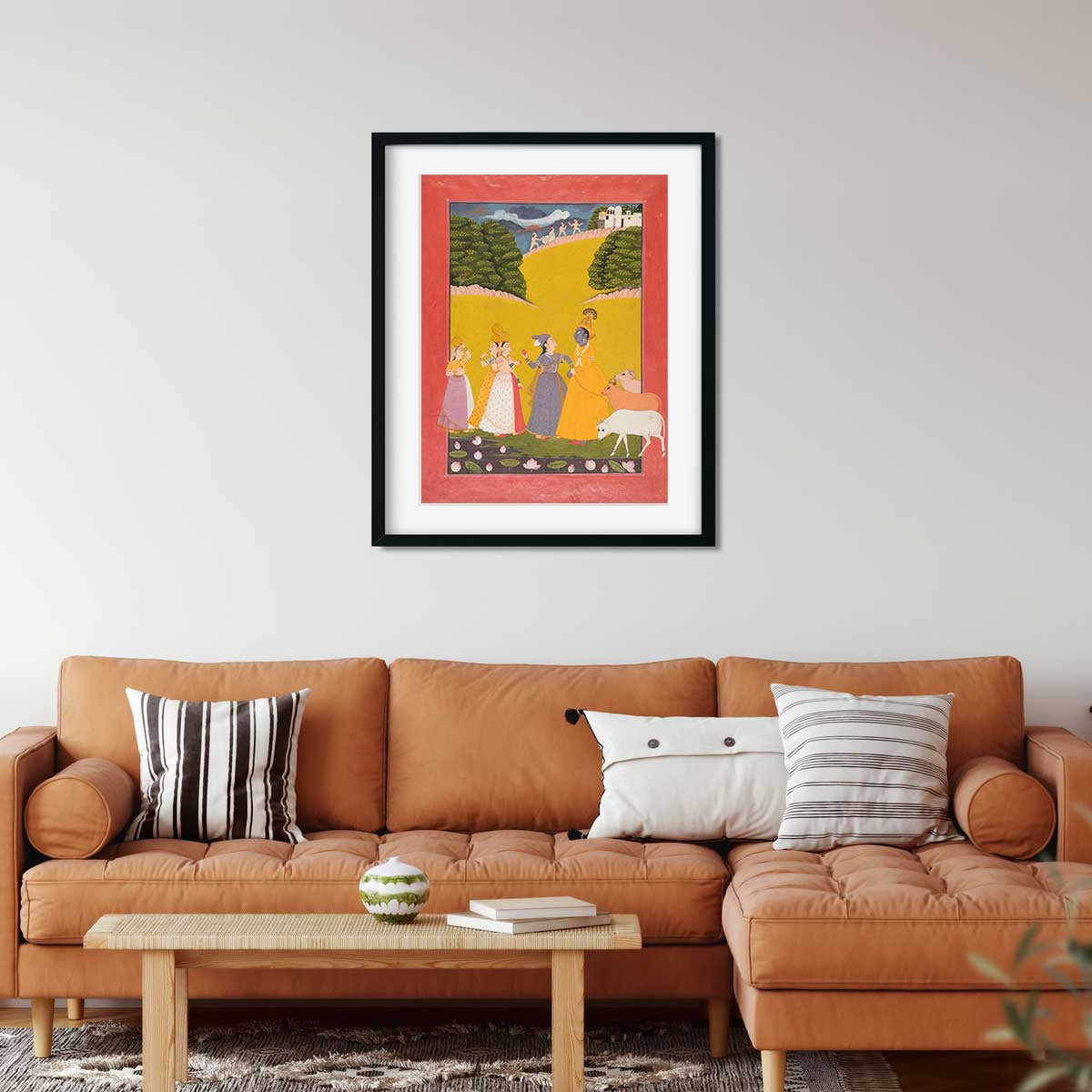 Taking of the Toll, Dana-Lila Painting 3 : 4 Vertical Premium Wall Art Canvas by MeriDeewar